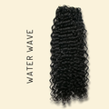 Feather Crochet Human Hair - Water Wave - Solid Color