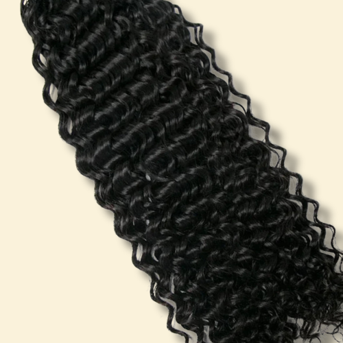 Feather Crochet Human Hair - Water Wave - Solid Color