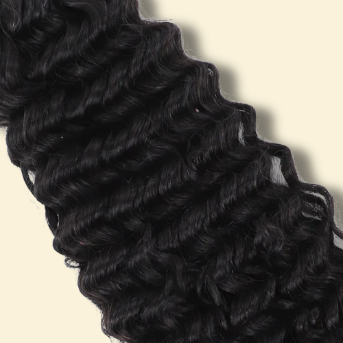 Feather Crochet Human Hair - Burmese Curl - Solid Color