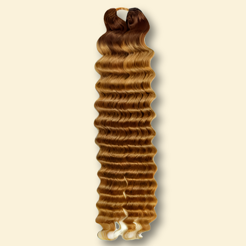Feather Crochet Human Hair - Ombre Collection - Brown Roots