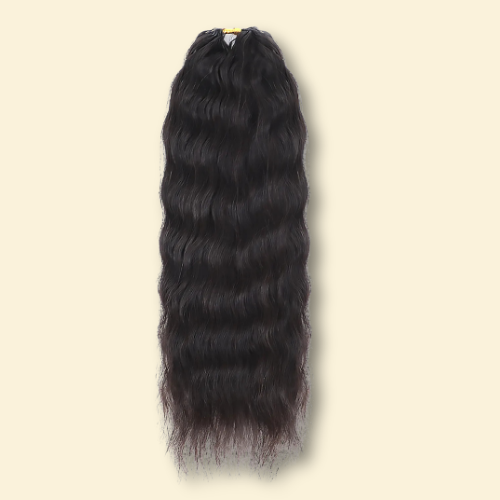 Feather Crochet Human Hair - Wet N Wavy - Solid Color