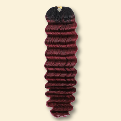 Feather Crochet Human Hair - Ombre Collection - Black Roots