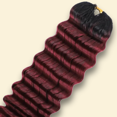 Feather Crochet Human Hair - Ombre Collection - Black Roots